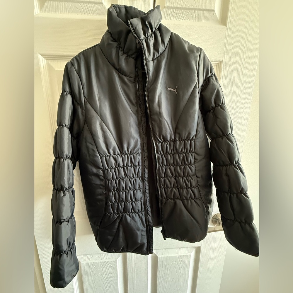 Puma Quilted Black Jacket